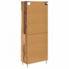 vidaXL Highboard Stare drewno 69,5 x 34 x 180 cm