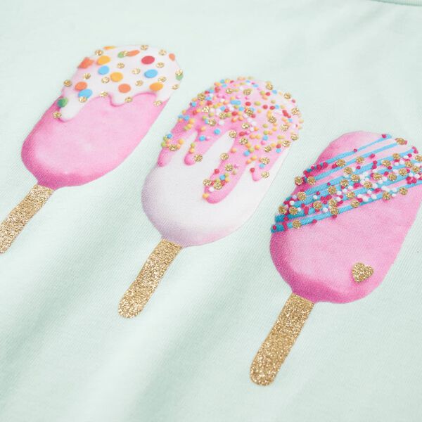 Koszulka dziecięca z kr&oacute;tkimi rękawami, jasnomiętowa, 104