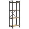 vidaXL P&oacute;łka na książki 40 x 30 x 119 cm Drewno inżynieryjne