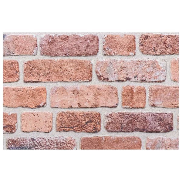 vidaXL Panele ścienne 10 pcs czerwony 100 x 50 cm Pianka EPS