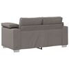 vidaXL Sofa 120cm Ciemnoszary tkanina