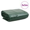 vidaXL Plandeka, zielona, 3x5 m, 650 g/m&sup2;
