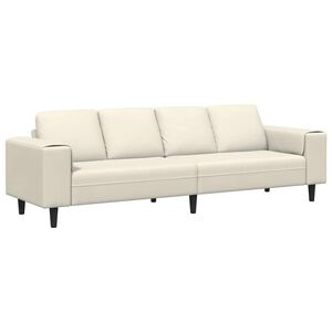 vidaXL Sofa do salonu Kremowy 250 x 77 x 76 cm