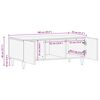 vidaXL Stolik kawowy Wielokolorowe 100 x 54 x 40 cm Drewno z mango