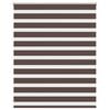 vidaXL Roleta Zebra 140,9x175 cm Szerokość tkaniny 136,7 cm kawa