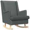 vidaXL Fotel bujany Ciemnoszary 62 x 80 x 85 cm tkanina