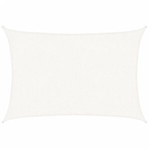 vidaXL Żagiel przeciwsłoneczny, 160 g/m&sup2;, biały, 2x2,5 m, HDPE