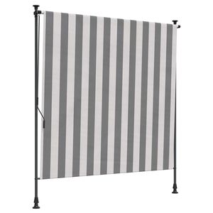 vidaXL Zewnętrzna Roleta Rolkowa Antracytowy i biały 150 x 270 cm