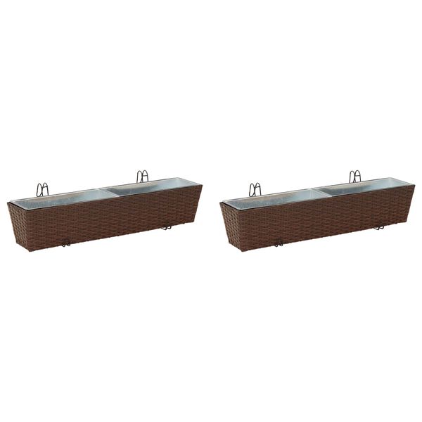 vidaXL Balustrada Metal