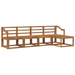 vidaXL Zestaw sof na zewnątrz 5 pcs Naturalny Lite Drewno Akacji