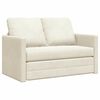 vidaXL Sofa Bed Kremowy 204 x 122 x 60 cm Aksamit