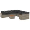 vidaXL Patio Sofa Set 10-osobowe Grey