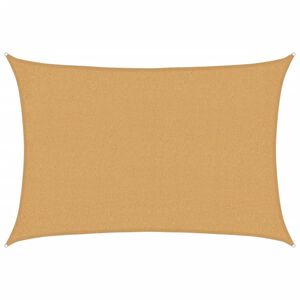 vidaXL Żagiel przeciwsłoneczny, 160 g/m&sup2;, piaskowy, 2x2,5 m, HDPE