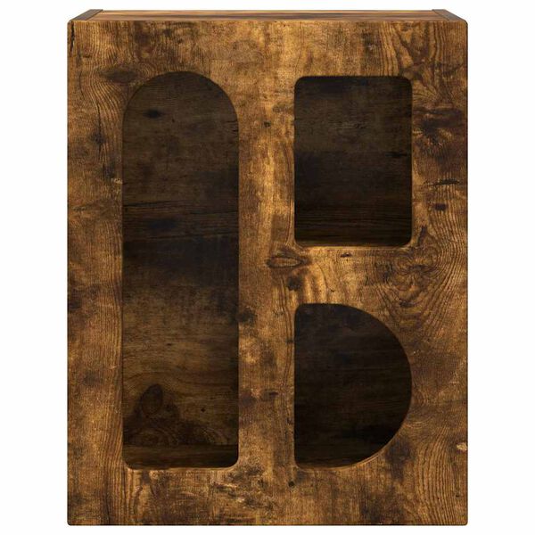 vidaXL Stolik nocny Dąb wędzony 40 x 35 x 50 cm