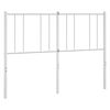 vidaXL Metalowe wymienne wezgłowie, białe, 135 cm