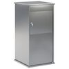 vidaXL skrzynka na listy srebrny 50 x 52 x 100 cm Stal ocynkowana