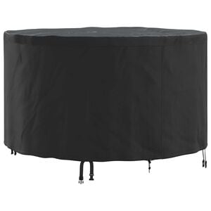 vidaXL Pokrowiec na meble 102 x 102 x 71 cm Tkanina Oxford 210D Czarny