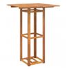 vidaXL Stolik bistro, 75x75x110 cm, lite drewno akacjowe
