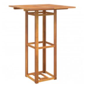 vidaXL Stolik bistro, 75x75x110 cm, lite drewno akacjowe