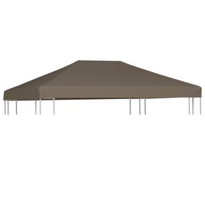 vidaXL Zadaszenie do altany, 310 g/m&sup2;, 3 x 3 m, kolor taupe