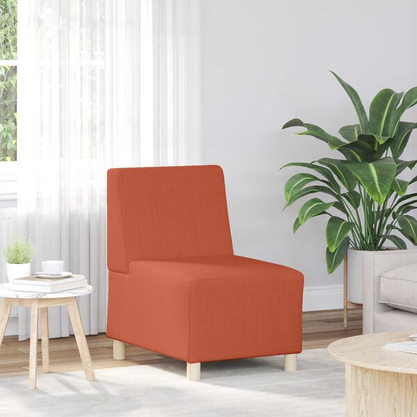 vidaXL | Modułowa sofa bez podłokietnik&oacute;w | Pomarańczowy 55 x 74 x 82 cm