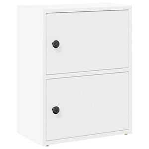 vidaXL Regał na książki, biała, 40x24x52 cm, materiał drewnopochodny