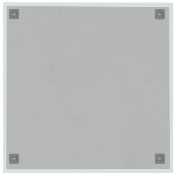 vidaXL Tablica magnetyczna ścienna biała 60x60 cm szkło hartowane