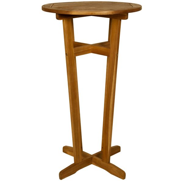 vidaXL 3-częściowy zestaw mebli barowych z litego drewna akacjowego