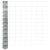 vidaXL Ogrodzenie pastwiskowe Srebrny 25 x 1,2 m Stal galwanizowana