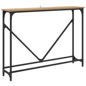 vidaXL Konsola Dąb rzemieślniczy 102 x 23 x 75 cm