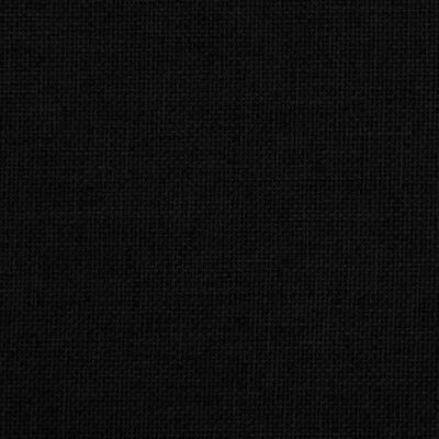 vidaXL Sofa dla dzieci, czarna, 70x45x30 cm, obita tkaniną