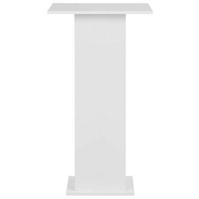vidaXL Stolik barowy, biały, 60 x 60 x 110 cm