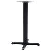 vidaXL Noga stołu bistro czarna 56x56x72 cm żeliwo