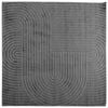 vidaXL Dywan wewnętrzny i zewnętrzny PALMERAS Antracyt 200 x 200 cm