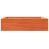 vidaXL Donica ogrodowa, woskowy brąz, 90x90x23 cm, lite drewno sosnowe