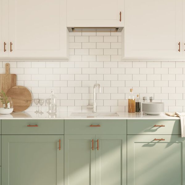 vidaXL Uchwyty do szafek, 20 szt., brąz, 64 mm, stal nierdzewna