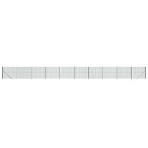 vidaXL Ogrodzenie z siatki, z kotwami, zielone, 1,8x25 m
