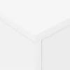vidaXL Stolik nocny Biały 40,5 x 40 x 48 cm Materiał drewnopochodny