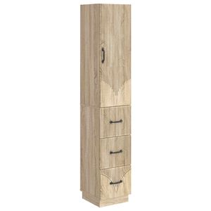 vidaXL Zestaw szafek 2 pcs dąb Sonoma 33 x 34,5 x 87 cm