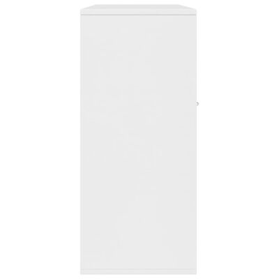 vidaXL Szafka, biała, 88x30x70 cm, materiał drewnopochodny