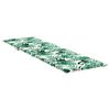 vidaXL Poduszka na leżak, wzór w liście, tkanina Oxford
