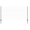 vidaXL Ogrodzenie z słupkiem Szary 1,2 x 50 m Stal i PVC