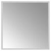 vidaXL Lustro łazienkowe z LED, 50x50 cm