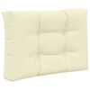 vidaXL Poduszka do sofy na zewnątrz 3 pcs Kremowy Poliester