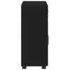 vidaXL Bufet Czarny 88,5 x 30,5 x 73 cm Materiał drewnopochodny