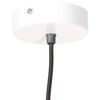 vidaXL Industrialna lampa wisząca, 25 W, biała, okrągła, 19 cm, E27