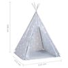 vidaXL Namiot tipi dla dzieci, torba, poliester, szary, 115x115x160 cm