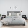 vidaXL Szafki nocne, 2 szt., szare, 40x34x55 cm, lite drewno sosnowe