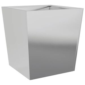 vidaXL Donica ogrodowa, 50x50x50 cm, stal galwanizowana