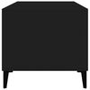 vidaXL Stolik kawowy, czarny 90x49x45 cm, materiał drewnopochodny